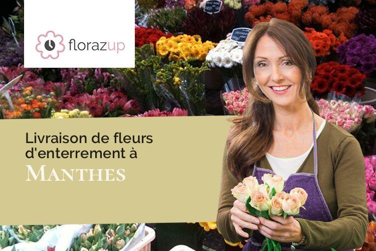 bouquets de fleurs pour une crémation à Manthes (Drôme/26210)