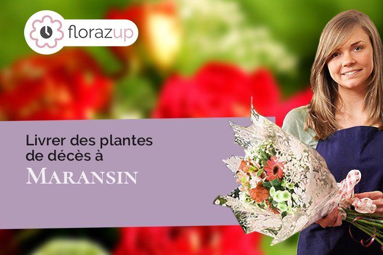 coupes de fleurs pour des funérailles à Maransin (Gironde/33230)