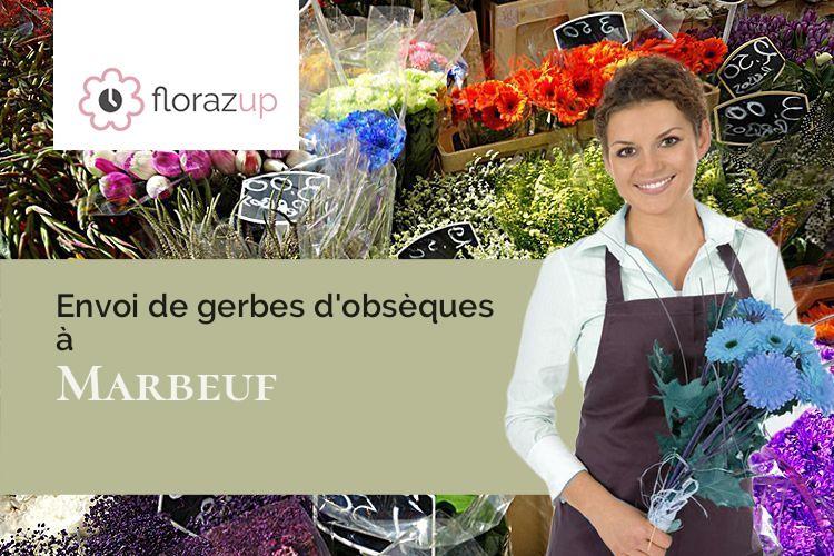 couronnes de fleurs pour un décès à Marbeuf (Eure/27110)