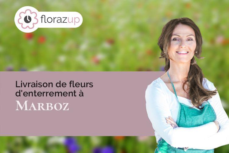 bouquets de fleurs pour une crémation à Marboz (Ain/01851)