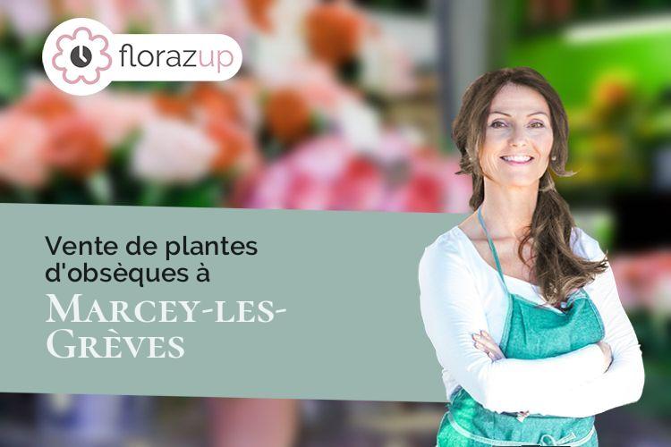 gerbes de fleurs pour une crémation à Marcey-les-Grèves (Manche/50300)