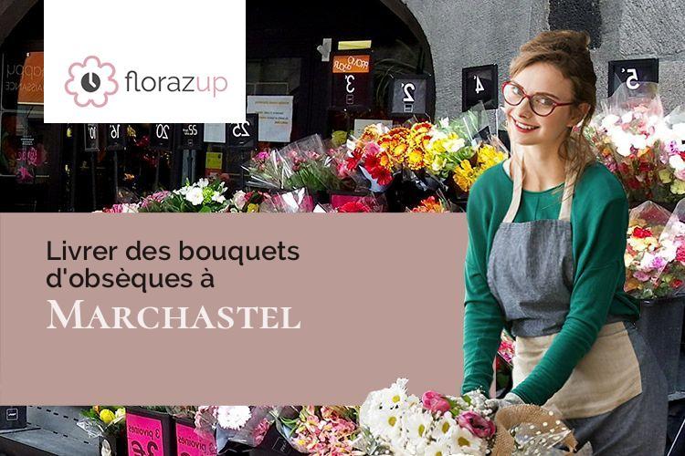 compositions florales pour des funérailles à Marchastel (Cantal/15400)