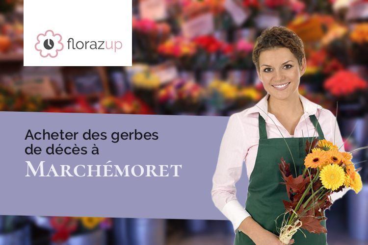 compositions florales pour un décès à Marchémoret (Seine-et-Marne/77230)