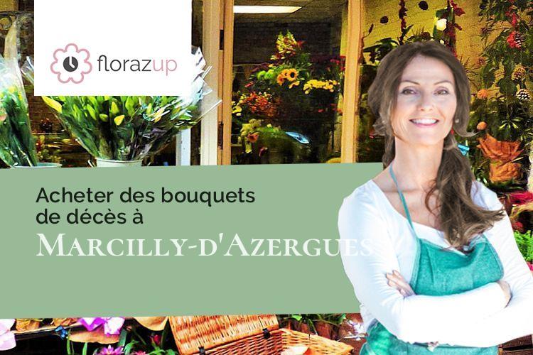 coeurs de fleurs pour des funérailles à Marcilly-d'Azergues (Rhône/69380)