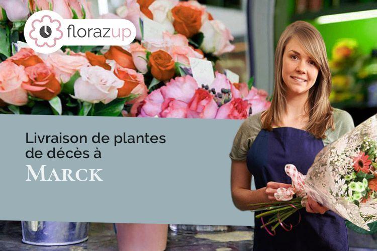 bouquets de fleurs pour une crémation à Marck (Pas-de-Calais/62730)
