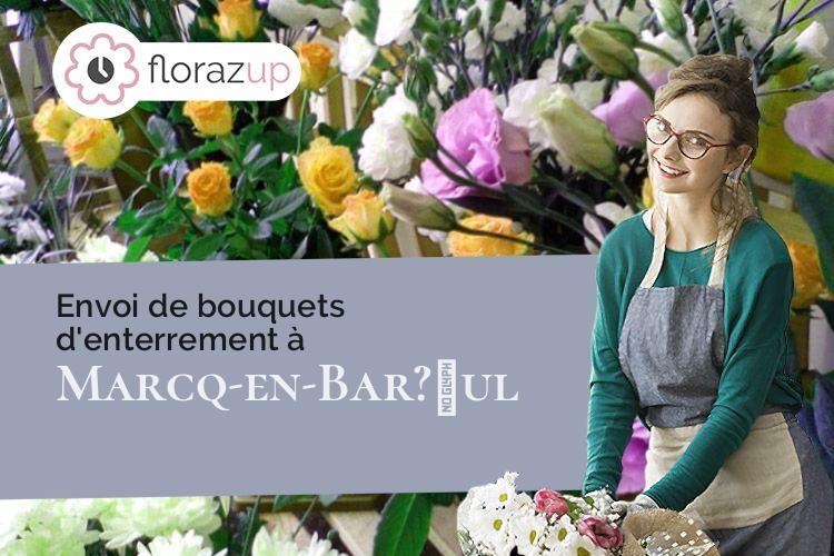 bouquets de fleurs pour des funérailles à Marcq-en-Bar?œul (Nord/59700)