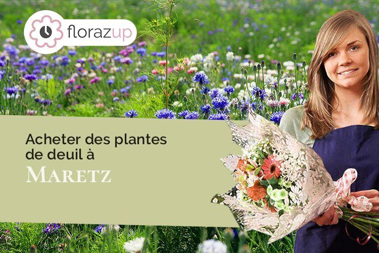 créations florales pour un décès à Maretz (Nord/59238)