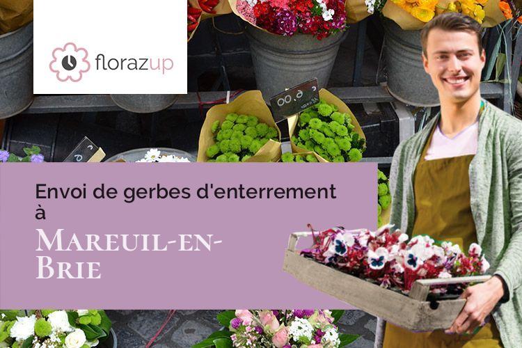 créations florales pour des obsèques à Mareuil-en-Brie (Marne/51270)