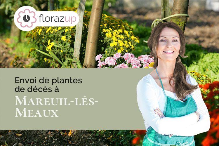 couronnes florales pour une crémation à Mareuil-lès-Meaux (Seine-et-Marne/77100)
