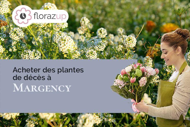 fleurs deuil pour une crémation à Margency (Val-d'Oise/95580)