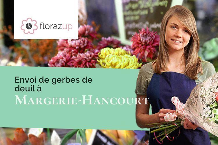 couronnes florales pour un décès à Margerie-Hancourt (Marne/51290)