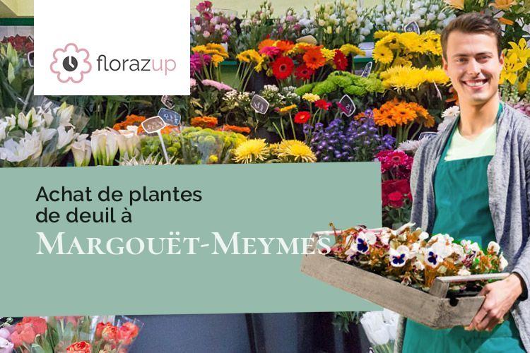 compositions florales pour un décès à Margouët-Meymes (Gers/32290)