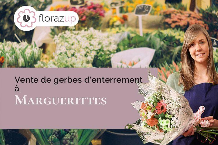 compositions florales pour un deuil à Marguerittes (Gard/30320)