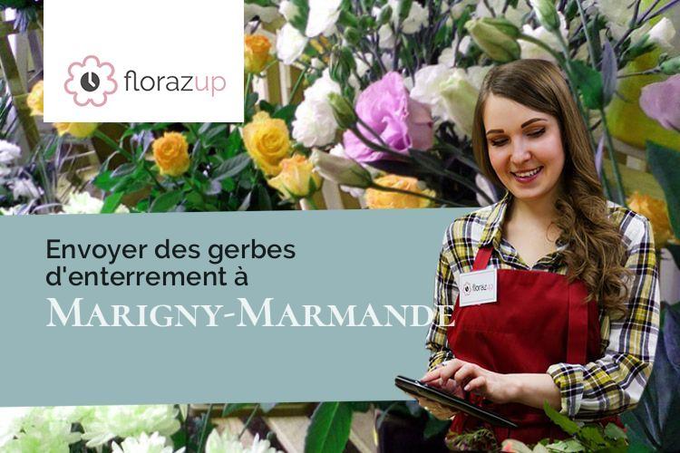 couronnes florales pour un enterrement à Marigny-Marmande (Indre-et-Loire/37120)