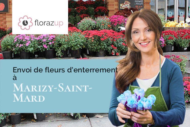 compositions florales pour une crémation à Marizy-Saint-Mard (Aisne/02470)