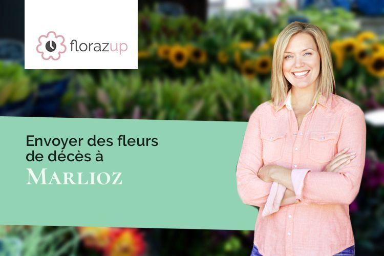 compositions de fleurs pour des funérailles à Marlioz (Haute-Savoie/74270)
