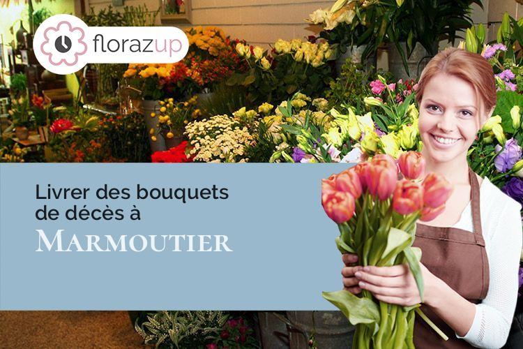coeur de fleurs pour une crémation à Marmoutier (Bas-Rhin/67440)