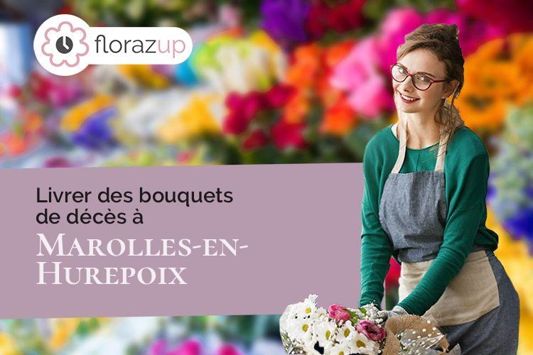 gerbes de fleurs pour une crémation à Marolles-en-Hurepoix (Essonne/91630)