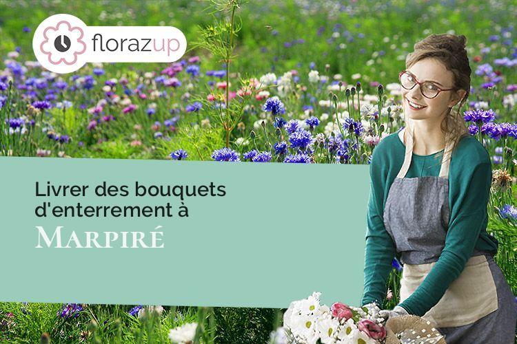 compositions de fleurs pour un enterrement à Marpiré (Ille-et-Vilaine/35220)
