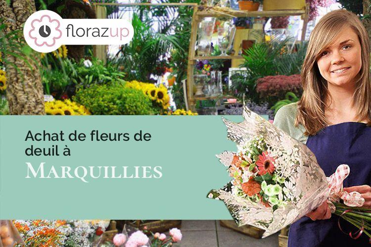 plantes pour des funérailles à Marquillies (Nord/59274)