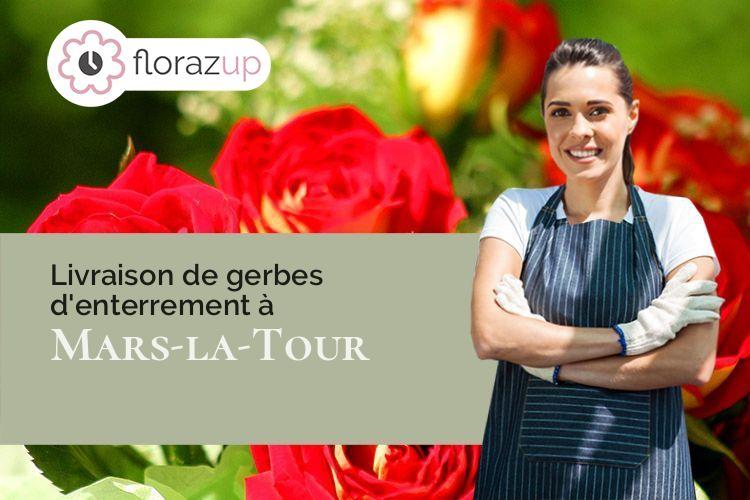 fleurs deuil pour un décès à Mars-la-Tour (Meurthe-et-Moselle/54800)