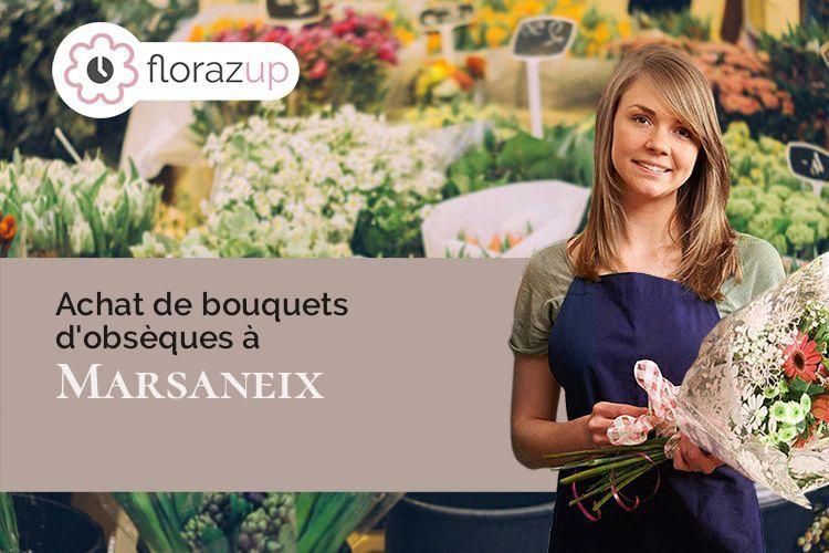 créations florales pour un enterrement à Marsaneix (Dordogne/24750)