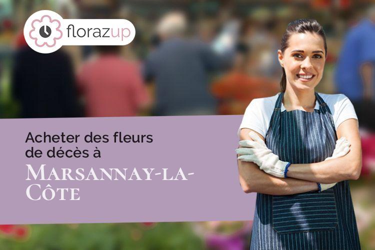 bouquets de fleurs pour une crémation à Marsannay-la-Côte (Côte-d'Or/21160)