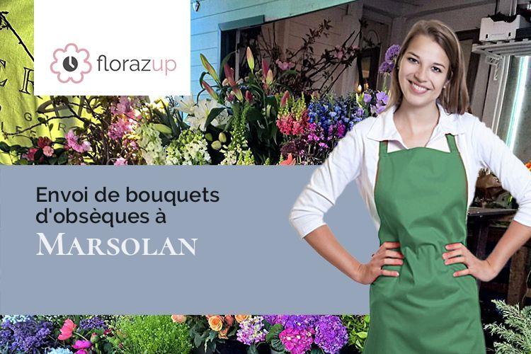 compositions florales pour un enterrement à Marsolan (Gers/32700)