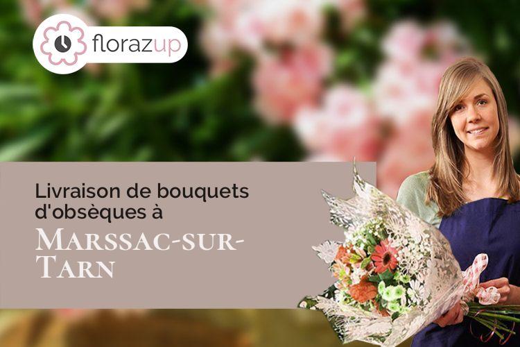 gerbes de fleurs pour une crémation à Marssac-sur-Tarn (Tarn/81150)