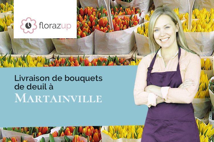 bouquets de fleurs pour un enterrement à Martainville (Eure/27210)