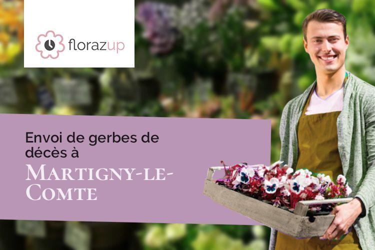 couronnes florales pour une crémation à Martigny-le-Comte (Saône-et-Loire/71220)