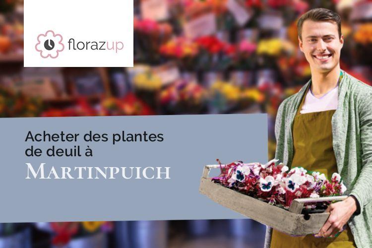 bouquets de fleurs pour un enterrement à Martinpuich (Pas-de-Calais/62450)