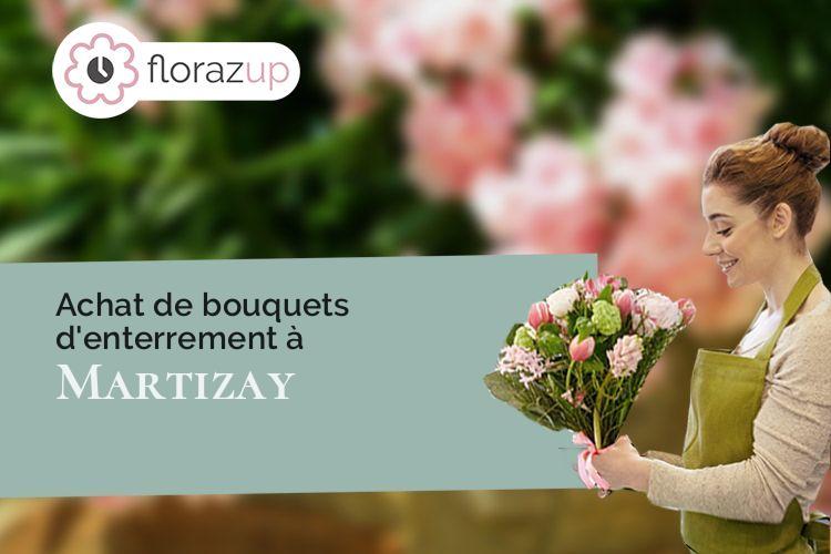 créations florales pour un enterrement à Martizay (Indre/36220)