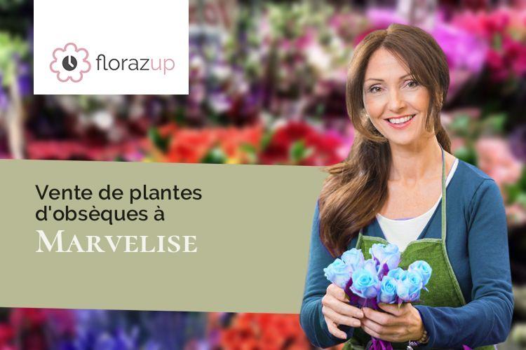 coeurs de fleurs pour un enterrement à Marvelise (Doubs/25250)