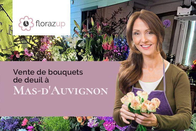 bouquets de fleurs pour un deuil à Mas-d'Auvignon (Gers/32700)