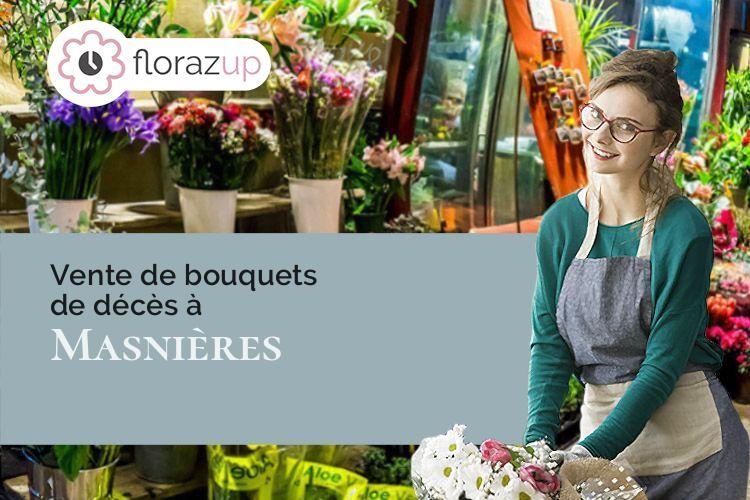 coupes de fleurs pour un deuil à Masnières (Nord/59241)