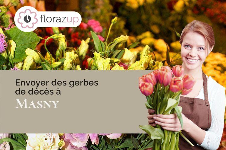 couronnes florales pour une crémation à Masny (Nord/59176)