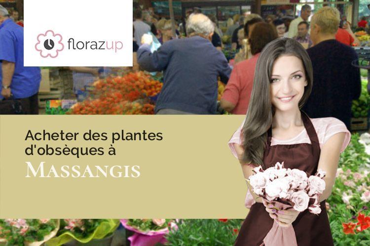 compositions florales pour des obsèques à Massangis (Yonne/89440)