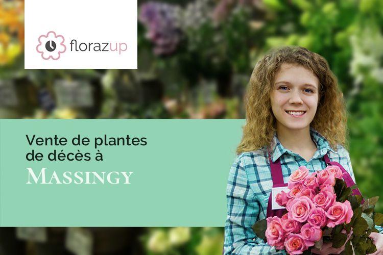 compositions de fleurs pour un deuil à Massingy (Côte-d'Or/21400)