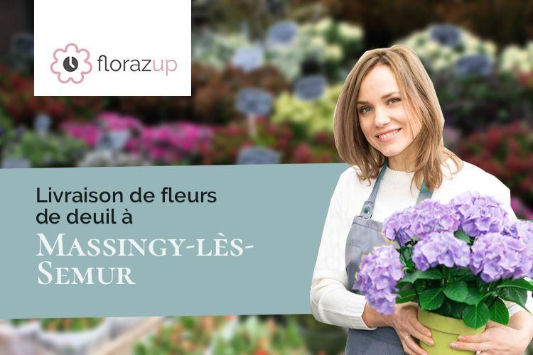 couronnes de fleurs pour un décès à Massingy-lès-Semur (Côte-d'Or/21140)