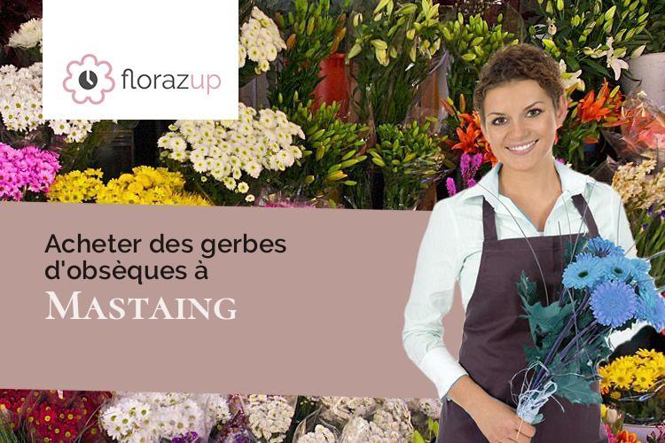 compositions de fleurs pour un décès à Mastaing (Nord/59172)