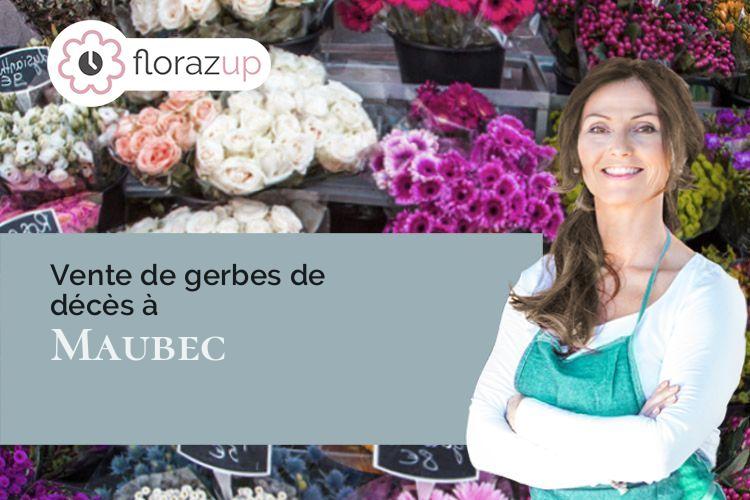 gerbes de fleurs pour une crémation à Maubec (Vaucluse/84660)