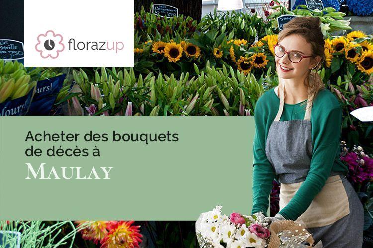 créations de fleurs pour des funérailles à Maulay (Vienne/86200)