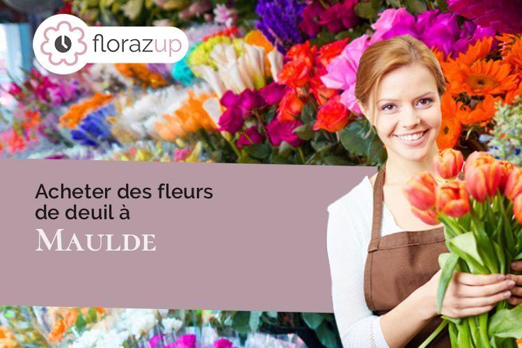 gerbes de fleurs pour un décès à Maulde (Nord/59158)