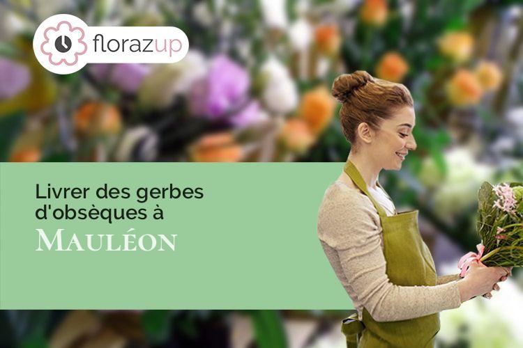 couronnes florales pour des obsèques à Mauléon (Deux-Sèvres/79700)