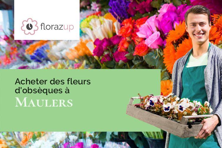 coeurs de fleurs pour des obsèques à Maulers (Oise/60480)