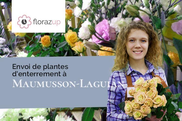 croix de fleurs pour une crémation à Maumusson-Laguian (Gers/32400)