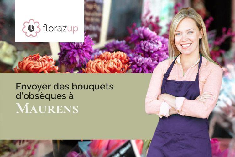 coupes de fleurs pour un décès à Maurens (Gers/32200)
