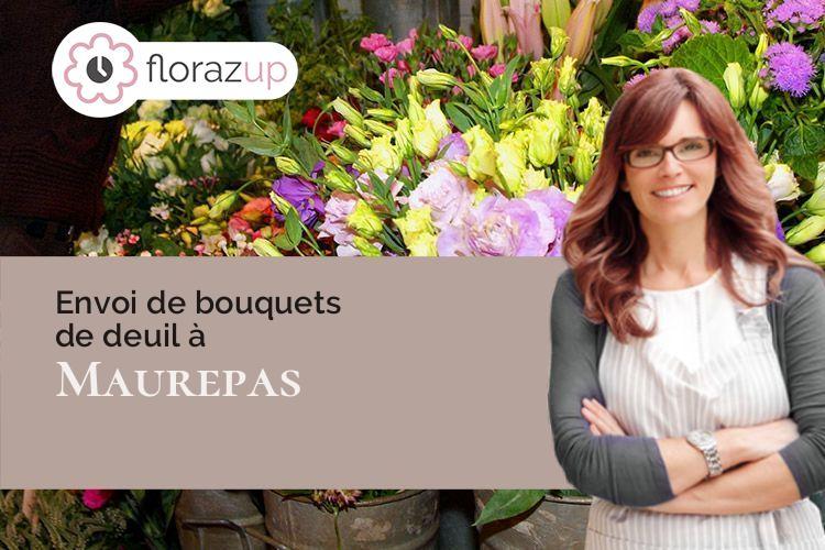 créations de fleurs pour un décès à Maurepas (Yvelines/78310)