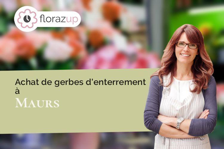 créations florales pour des funérailles à Maurs (Cantal/15600)
